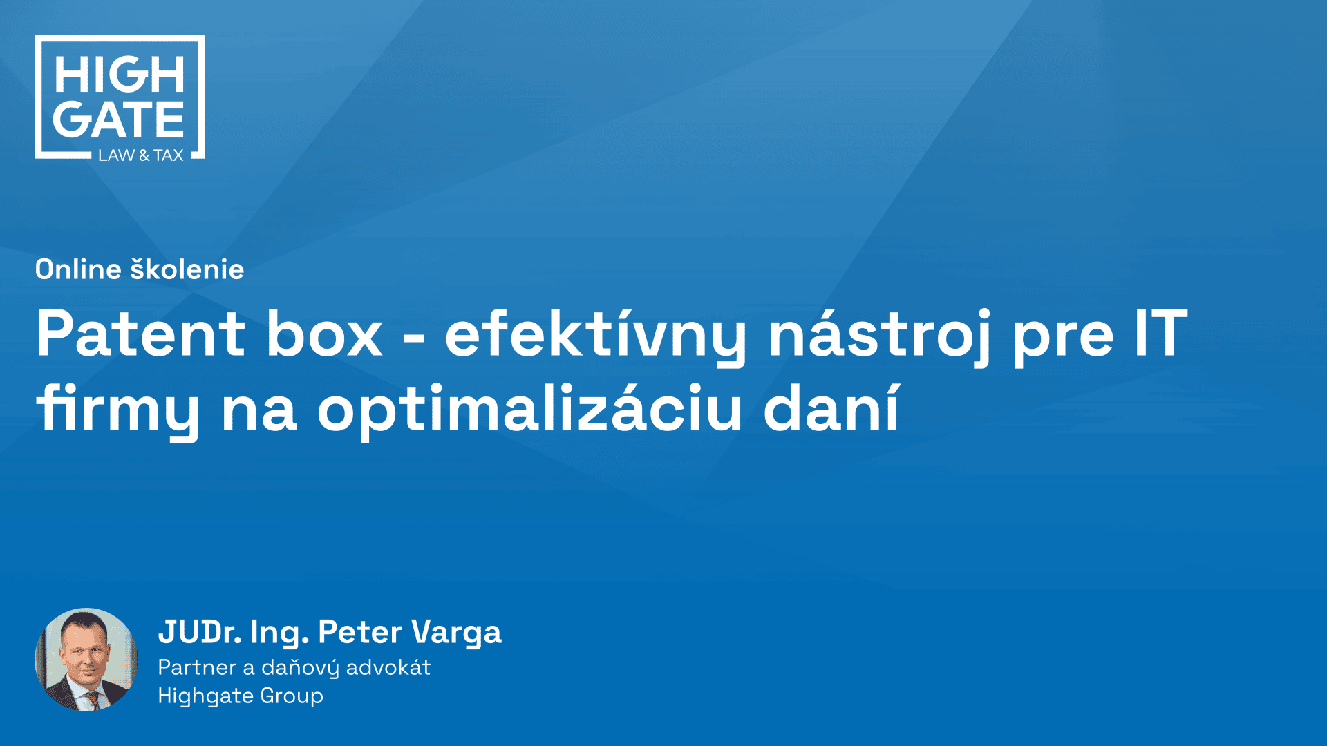 Patent Box – efektívny nástroj pre IT firmy na optimalizáciu daní - 2022