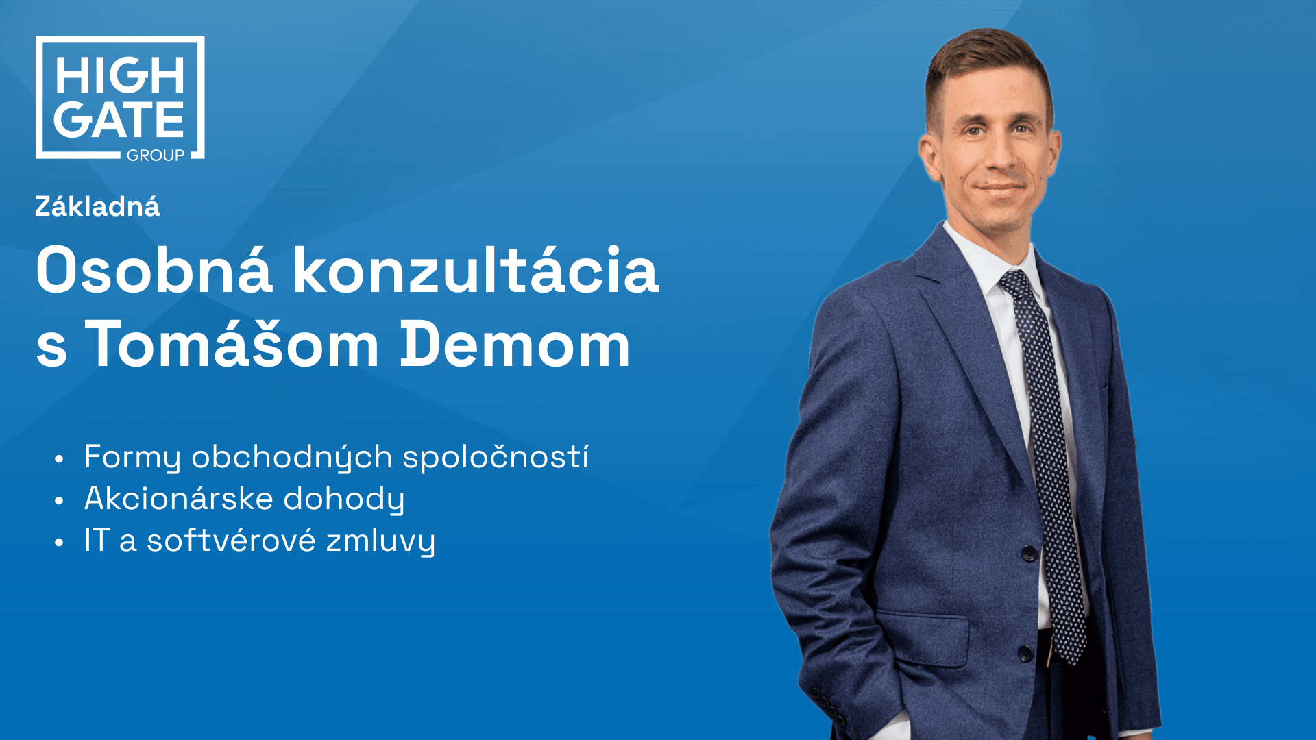 Základná konzultácia s Tomášom Demom